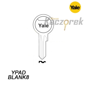 Bytový 101 - surový mosazný klíč - Yale YPADBLANK 8